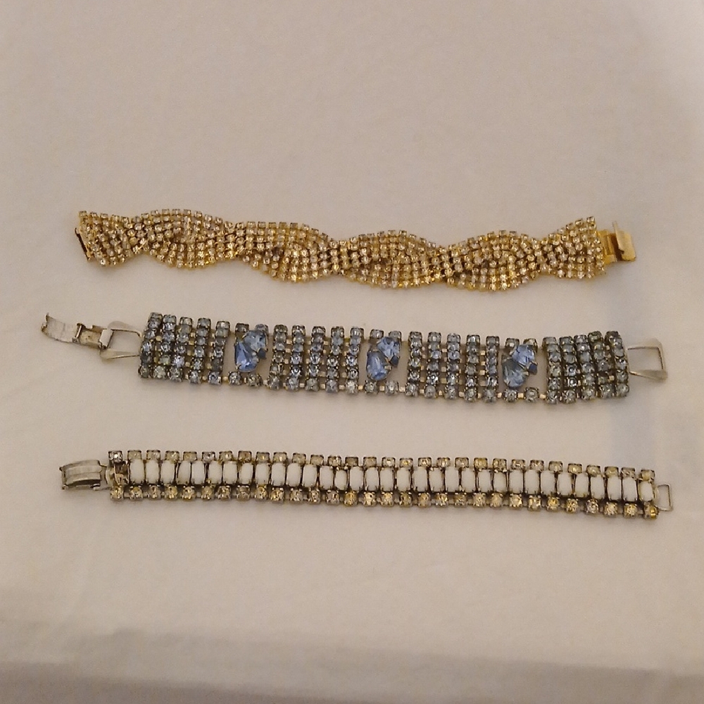 Elegant Gold and Silver Women's Bracelet Bundle Costume Jewerly